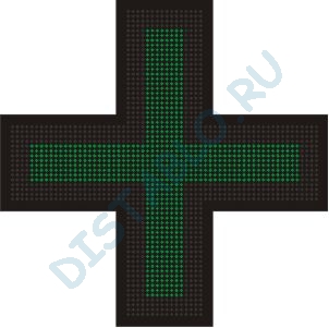 Светодиодный крест для аптек №3, модель РБС-160-64х16dх2-R