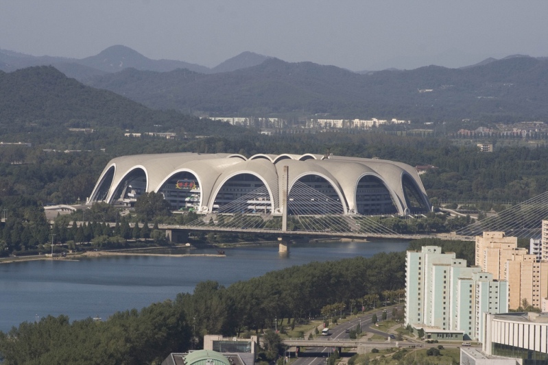 Стадион Первого Мая в столице Северной Кореи Пхеньяне