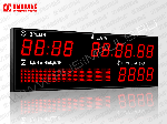 Импульс-410K-EURO-D10x14xN3-DN8x64-T-B Часы-календарь
