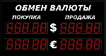 Уличное табло курсов валют Импульс-309-2x2xZ5-EY2