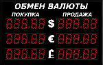 Уличное табло курсов валют Импульс-306-3x2xZ5-EB2