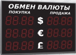 Уличное табло курсов валют Импульс-331-3x2-EG2