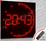 Импульс-490R-D27-T-EY2 Фасадные уличные часы