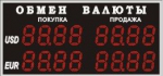 Табло курсов валют №1, модель PB-2-210х16d
