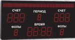  Универсальное спортивное табло, модель Импульс-721-D21x10-D15x3-S80x160-ER2 (Уличное исполнение)