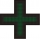 Светодиодный крест для аптек №3, модель РБС-160-64х16dх4-R (2-х сторонее)