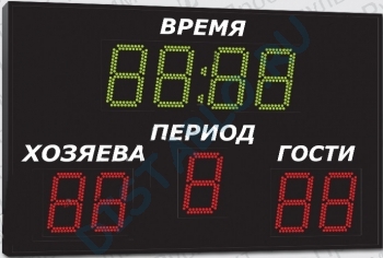 Универсальное спортивное табло, модель Импульс-715-D15x9-RG