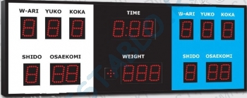 Спортивное табло для дзюдо, модель Импульс-706-D16x18-P1-R
