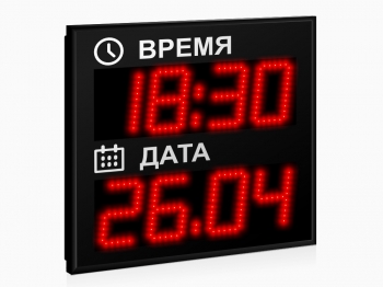 Импульс-410K-D10-D10-EG2 Часы-календарь