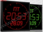 Импульс-440RK-D10-D6-DN-W Часы-календарь