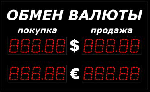 Уличное табло курсов валют Импульс-306-2x2xZ5-EY2