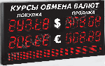 Импульс-315-2x2xZ5-EG2 Уличное табло курсов валют 