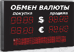  Уличное табло курсов валют Импульс-306-2x2-S6x64-ER2