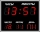 Часы-календарь для помещения, модель К-4х1-100_4х1-57_БС-0,76-16b